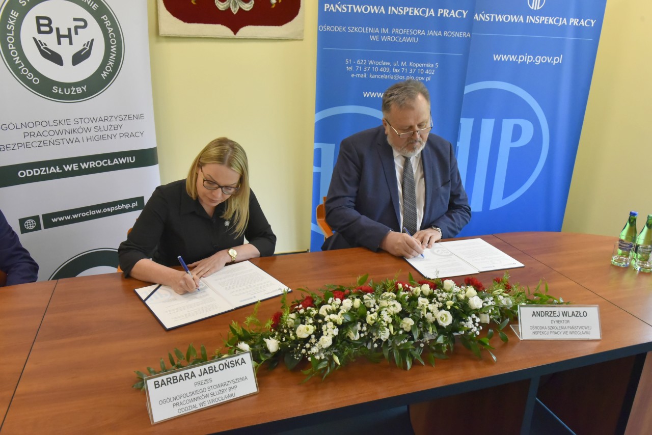 Porozumienie o współpracy z wrocławskim oddziałem OSPSBHP